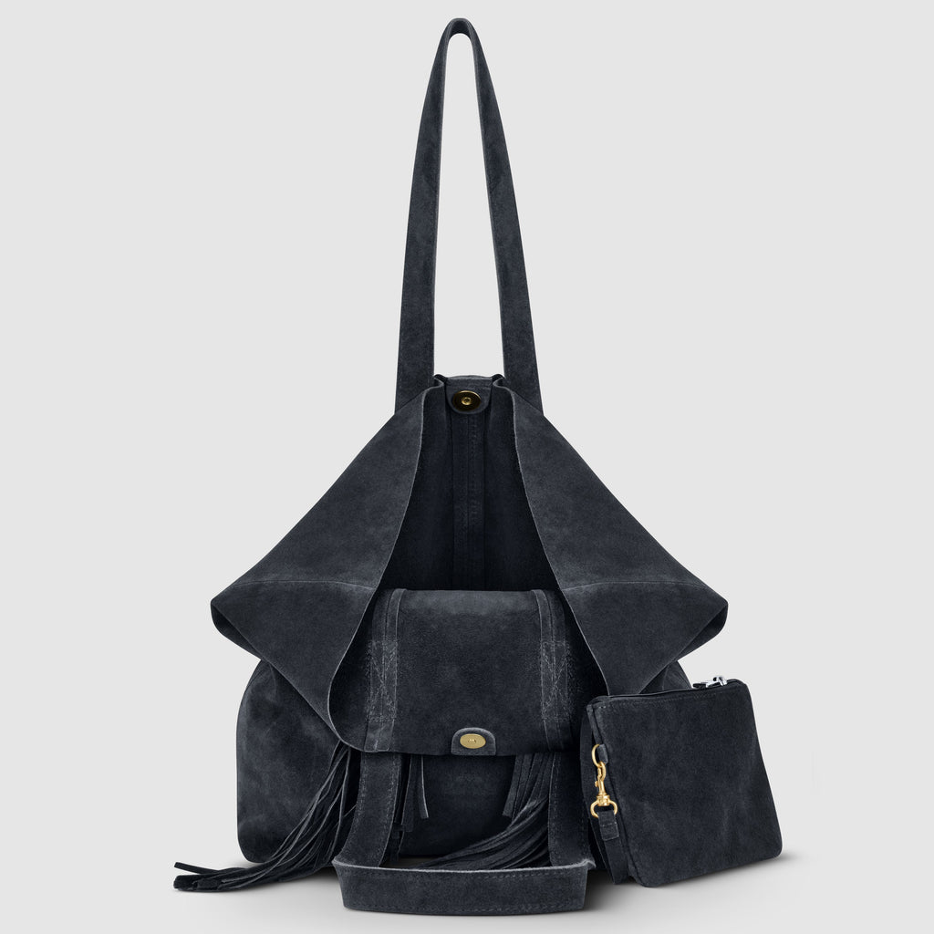 Italian Genuine Suede Tote Bag | Como