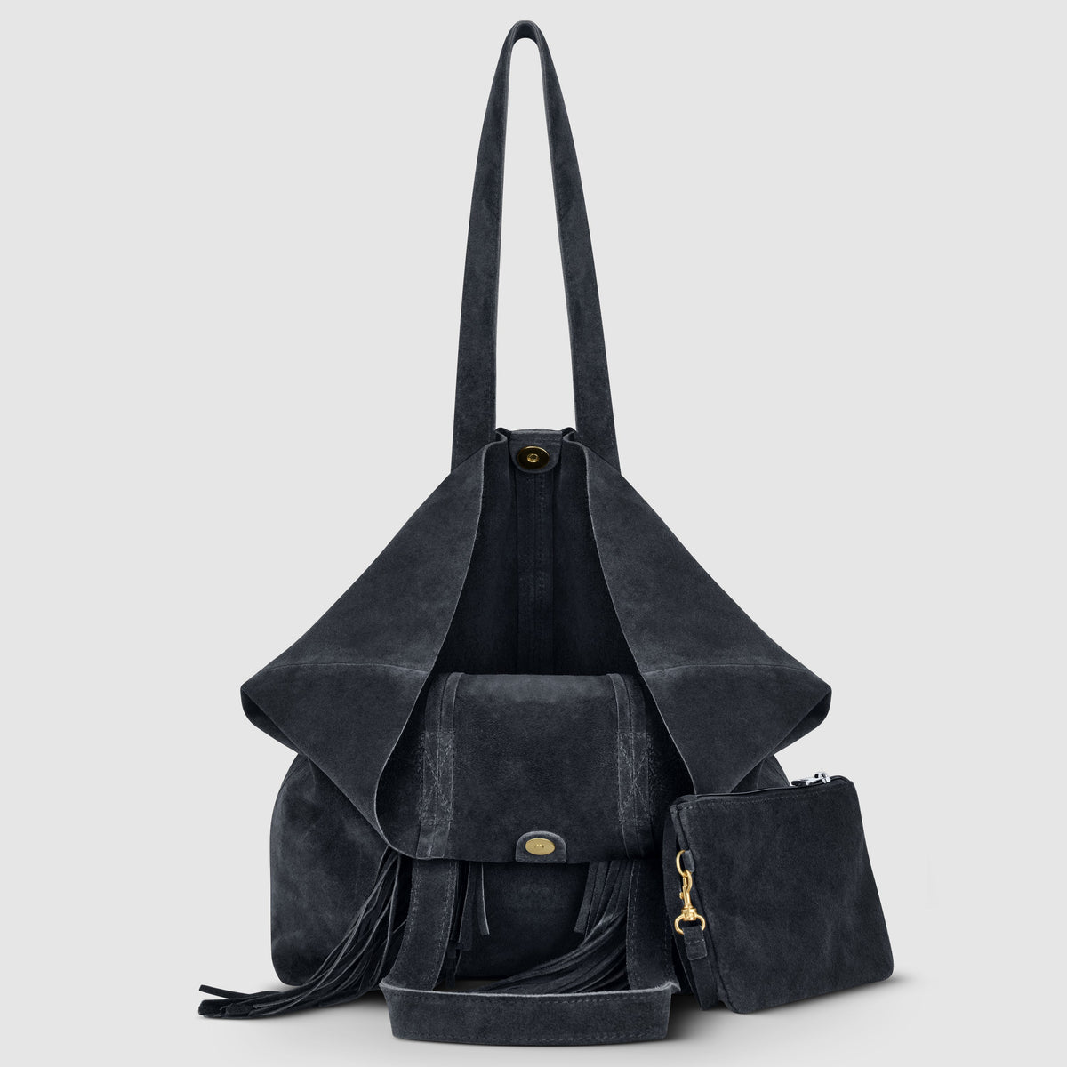 Italian Genuine Suede Tote Bag | Como